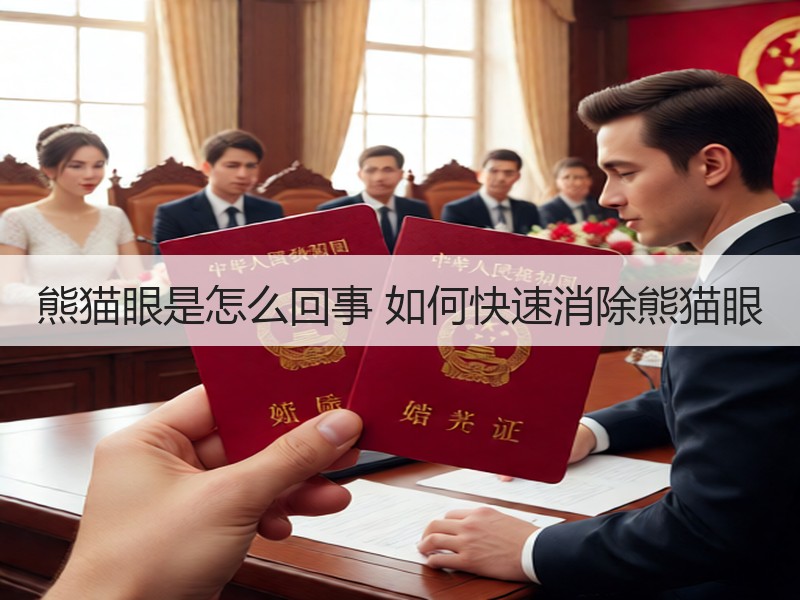 熊猫眼是怎么回事 如何快速消除熊猫眼