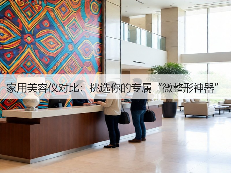 家用美容仪对比：挑选你的专属“微整形神器