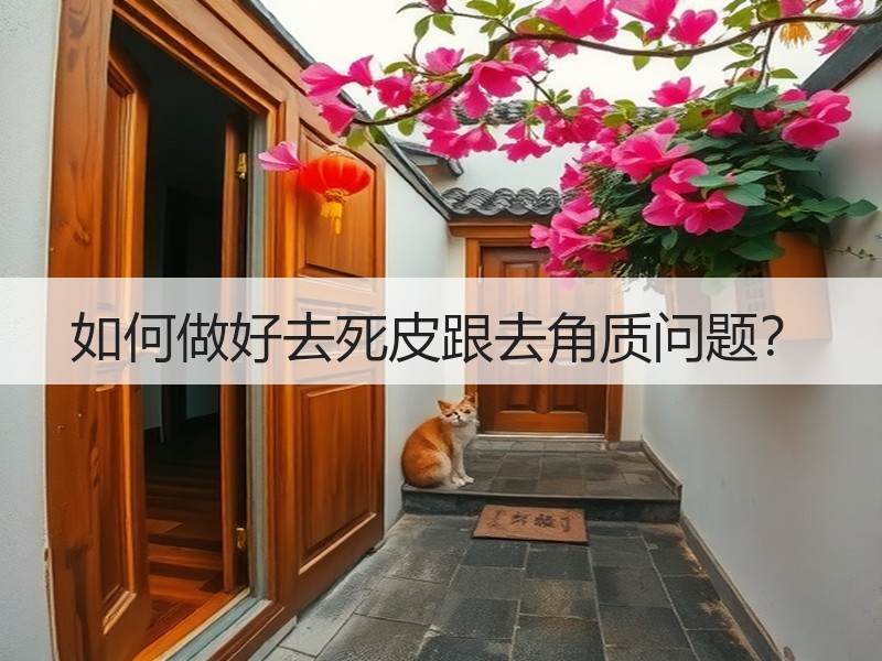 如何做好去死皮跟去角质问题？
