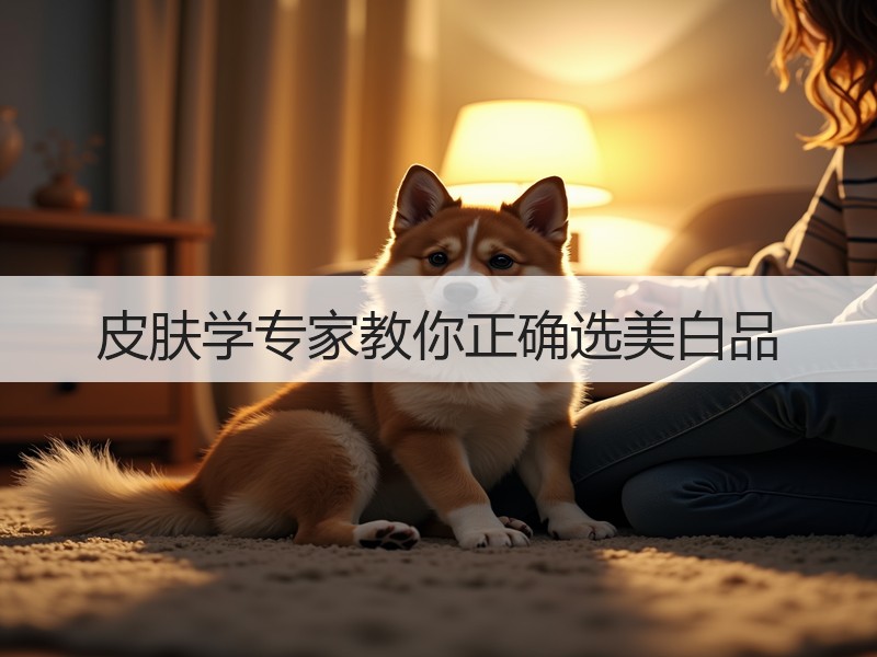 皮肤学专家教你正确选美白品