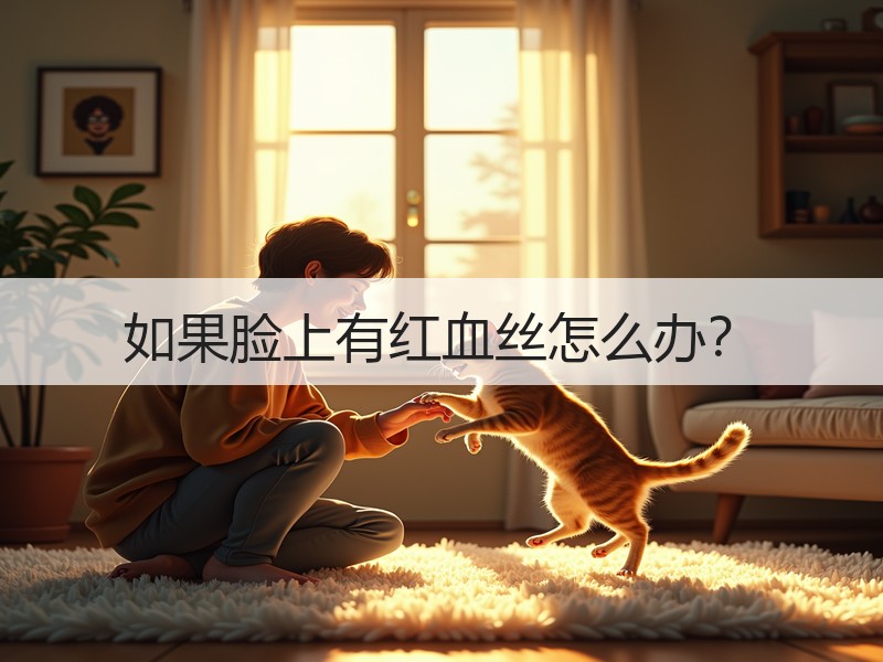 如果脸上有红血丝怎么办？