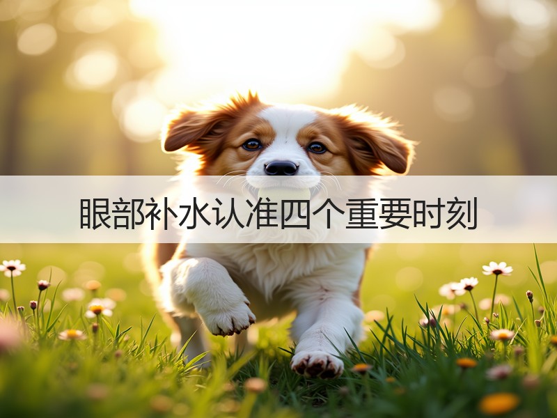 眼部补水认准四个重要时刻