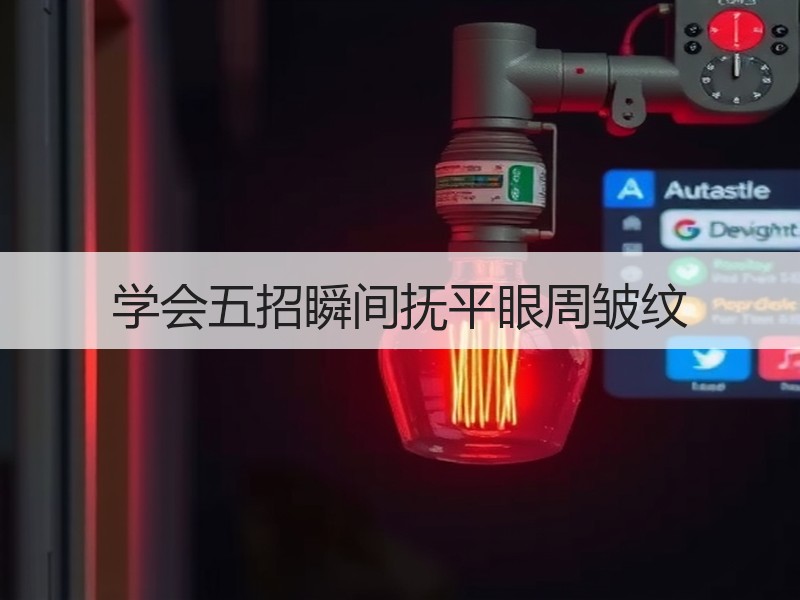 学会五招瞬间抚平眼周皱纹