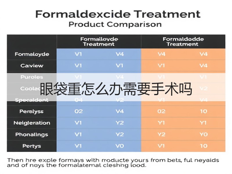 眼袋重怎么办需要手术吗