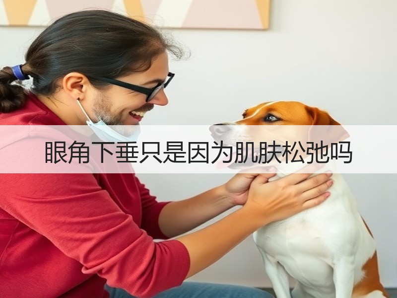 眼角下垂只是因为肌肤松弛吗
