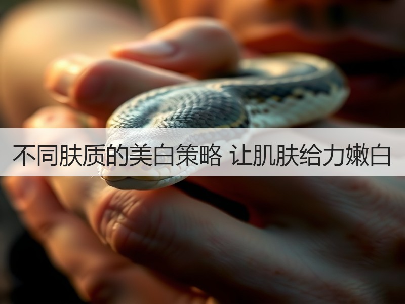 不同肤质的美白策略 让肌肤给力嫩白