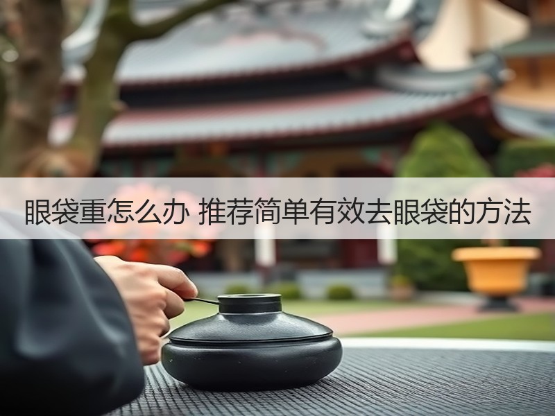 眼袋重怎么办 推荐简单有效去眼袋的方法