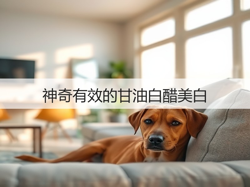 神奇有效的甘油白醋美白