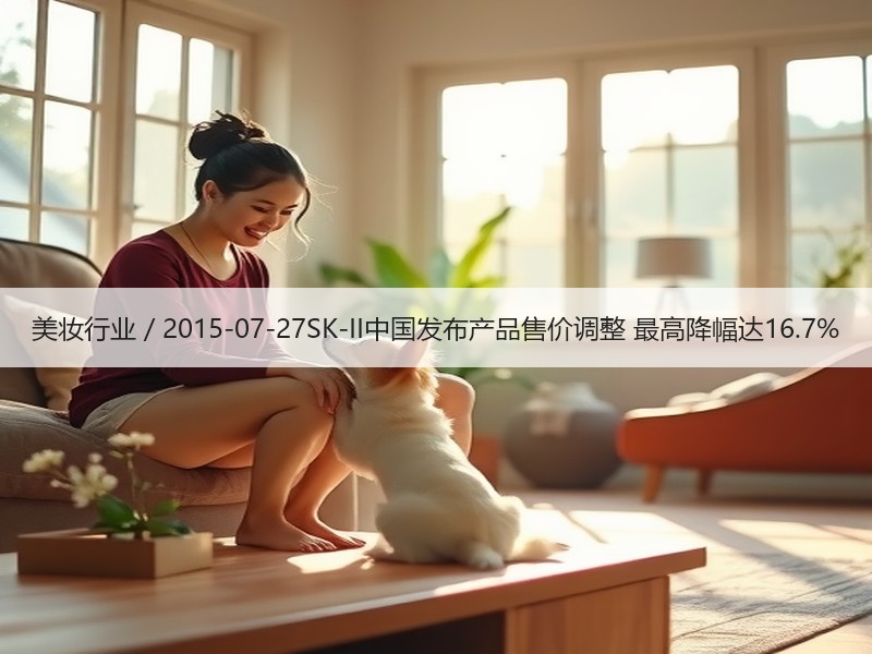美妆行业 / 2015-07-27SK-