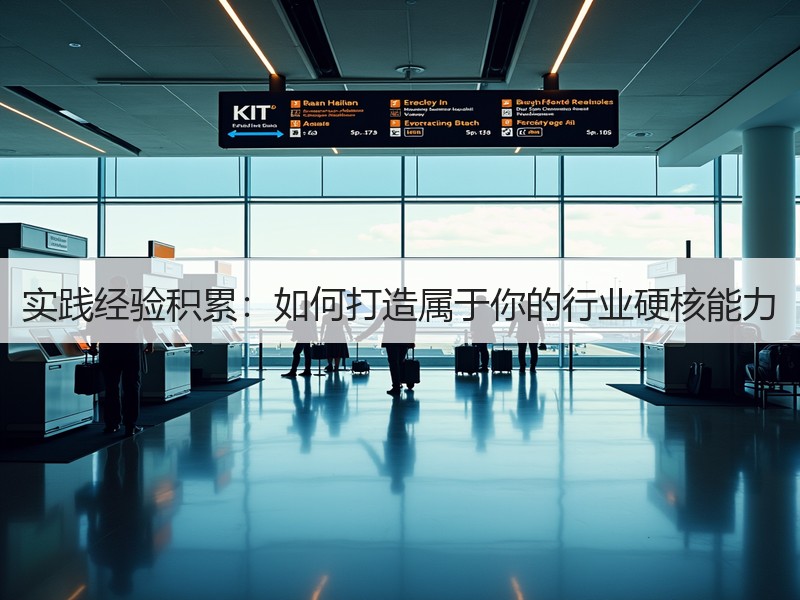 实践经验积累：如何打造属于你的行业硬核能