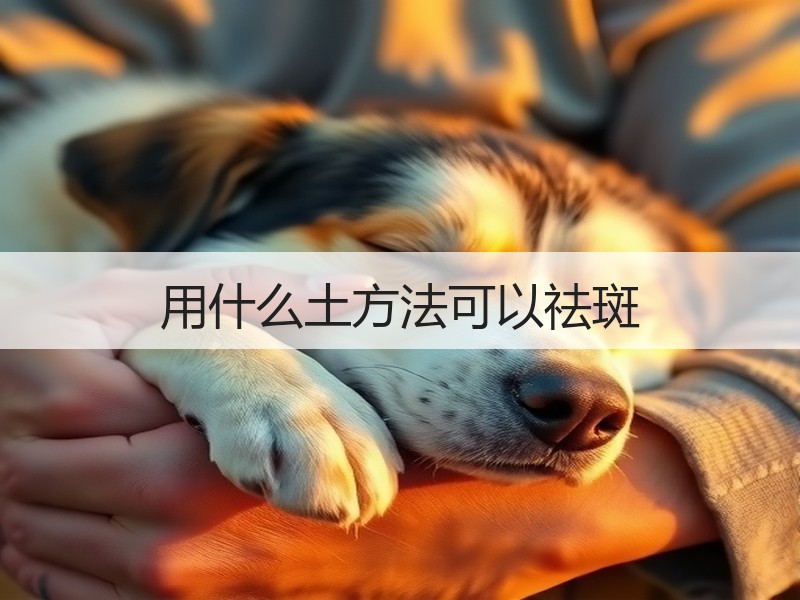 用什么土方法可以祛斑