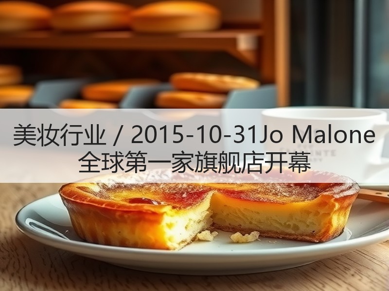 美妆行业 / 2015-10-31Jo 