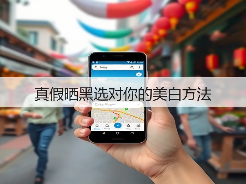 真假晒黑选对你的美白方法