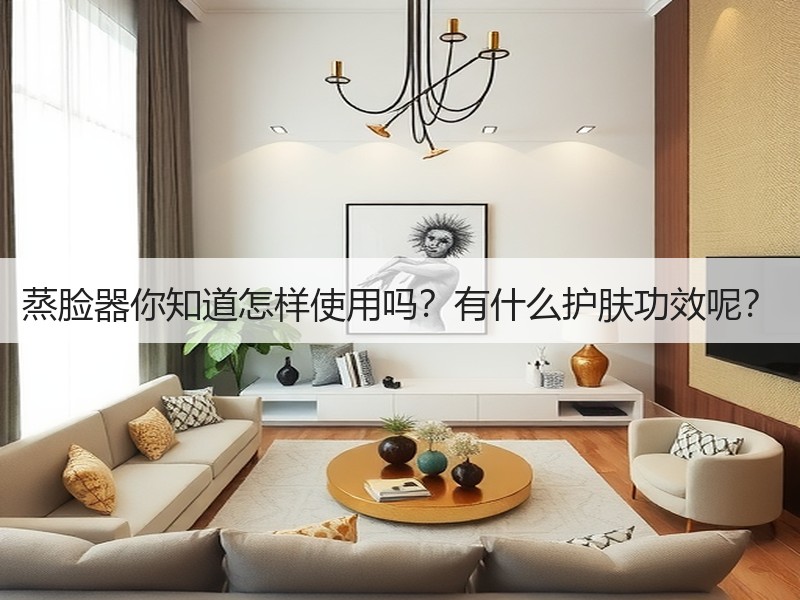 蒸脸器你知道怎样使用吗？有什么护肤功效呢