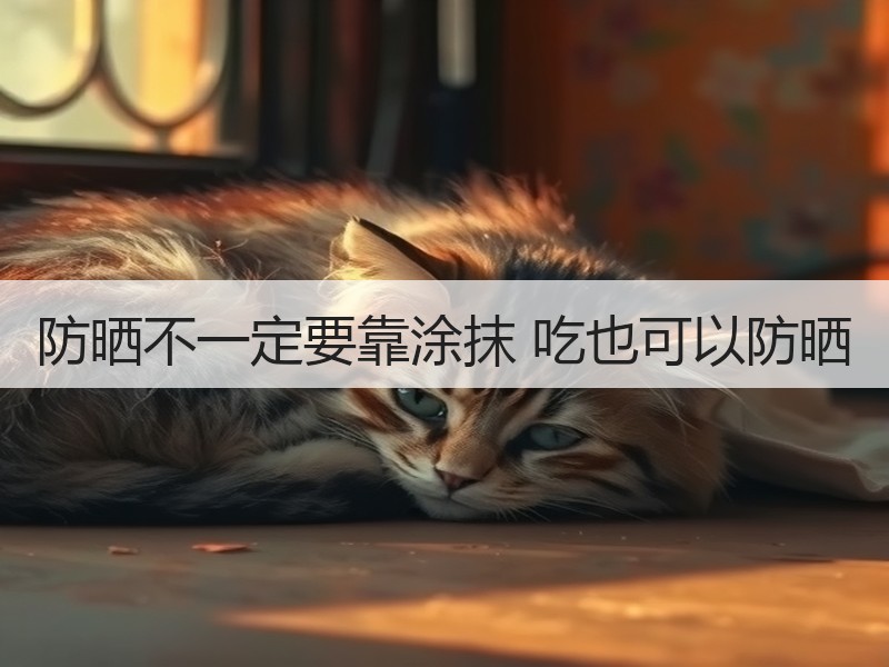 防晒不一定要靠涂抹 吃也可以防晒
