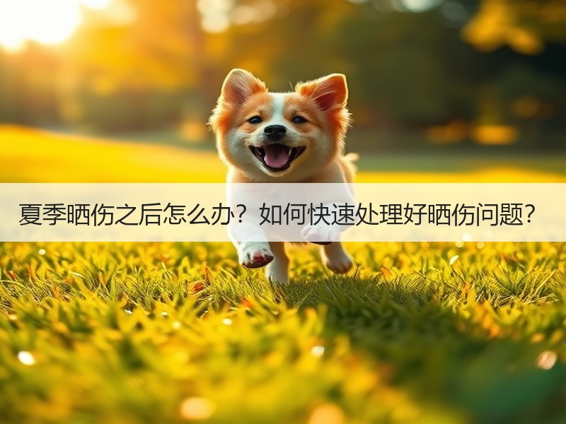 夏季晒伤之后怎么办？如何快速处理好晒伤问