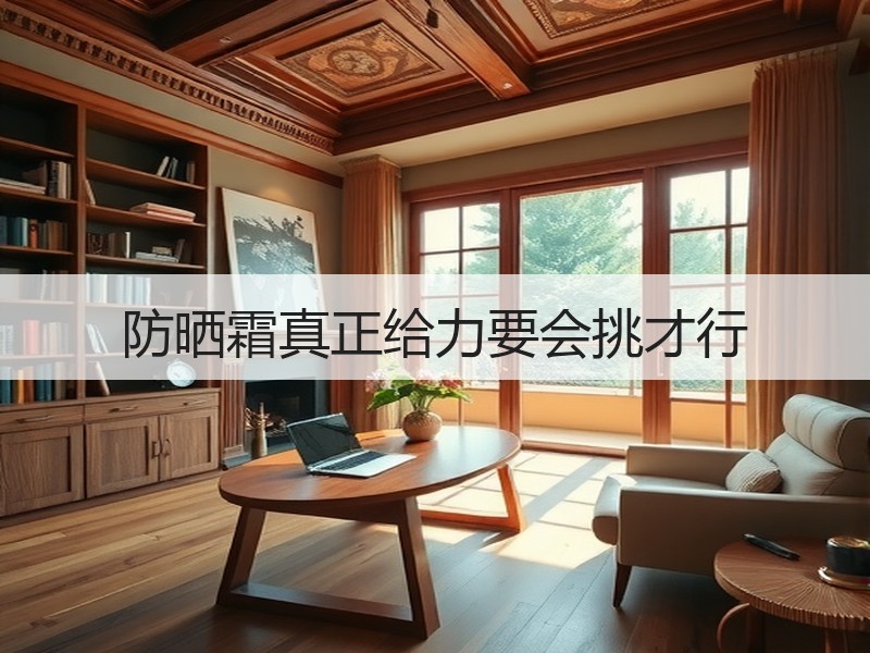 防晒霜真正给力要会挑才行