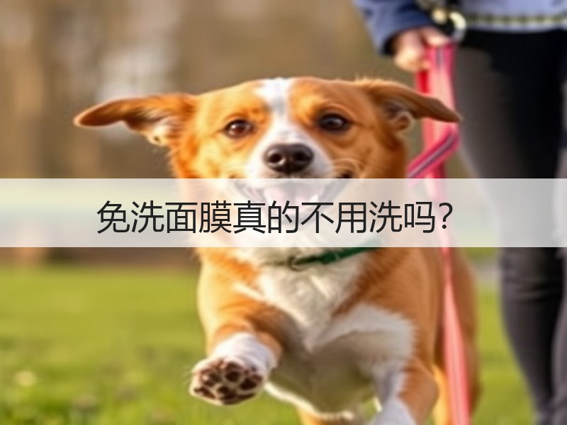 免洗面膜真的不用洗吗？