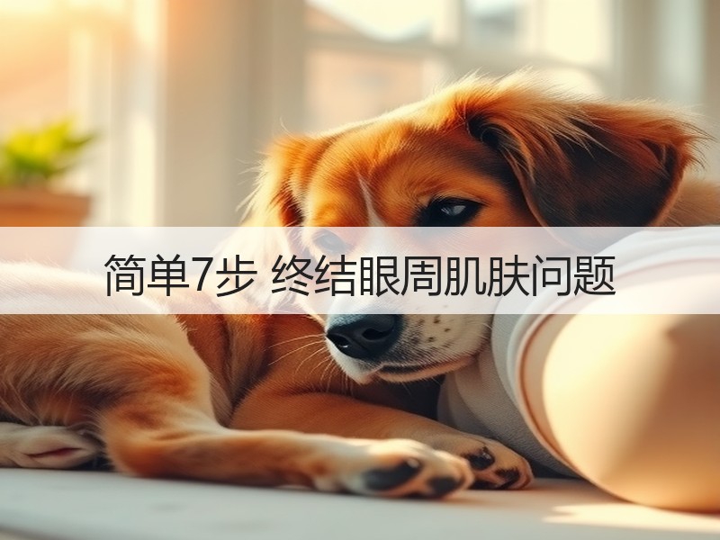 简单7步 终结眼周肌肤问题