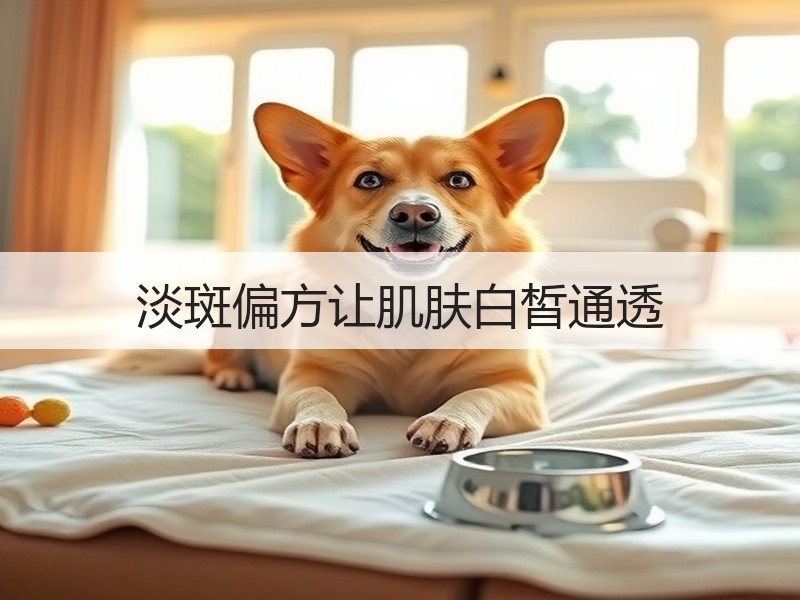 淡斑偏方让肌肤白皙通透