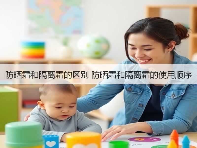 防晒霜和隔离霜的区别 防晒霜和隔离霜的使
