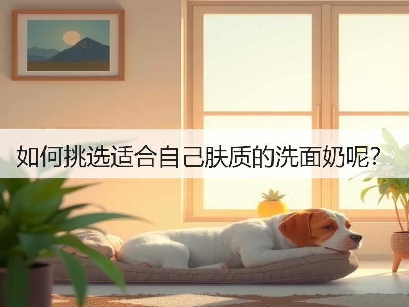 如何挑选适合自己肤质的洗面奶呢？