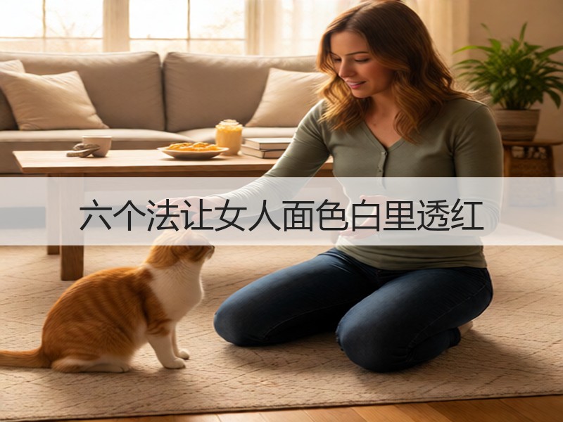 六个法让女人面色白里透红