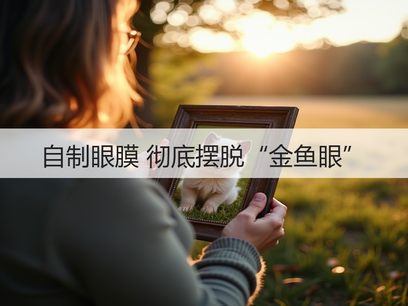 自制眼膜 彻底摆脱“金鱼眼”