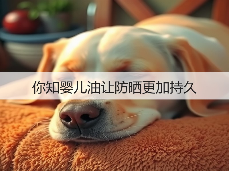 你知婴儿油让防晒更加持久