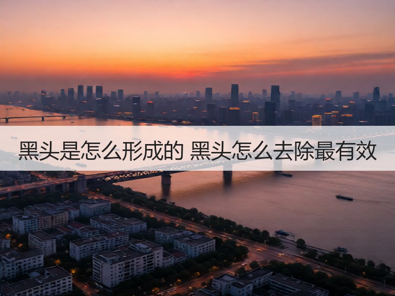 黑头是怎么形成的 黑头怎么去除最有效