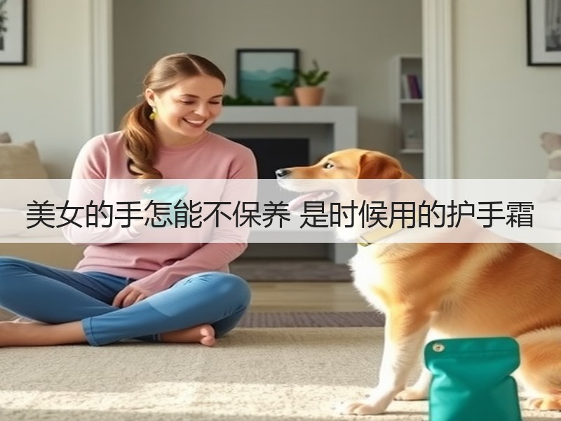 美女的手怎能不保养 是时候用的护手霜