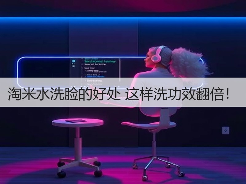 淘米水洗脸的好处 这样洗功效翻倍！