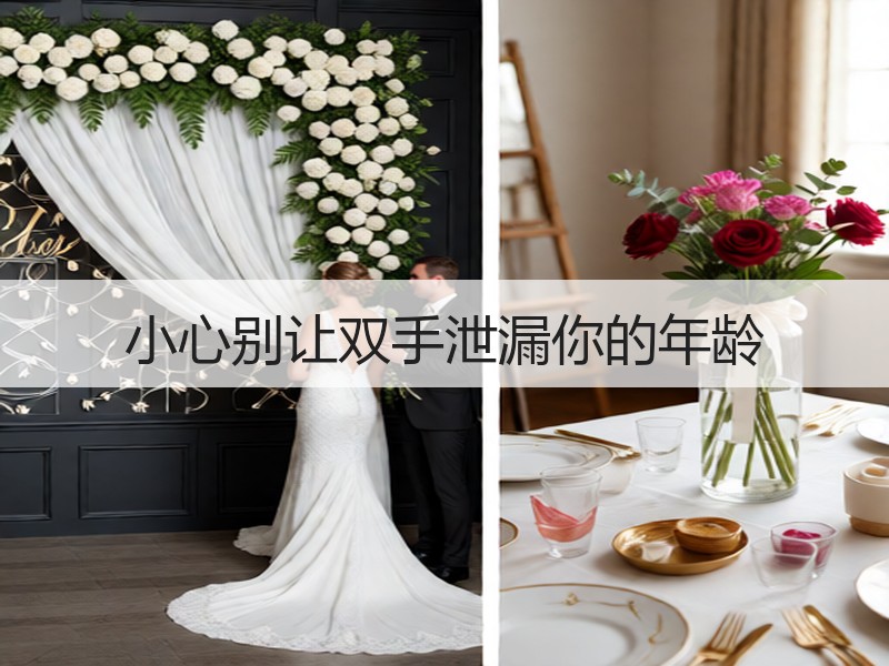 小心别让双手泄漏你的年龄