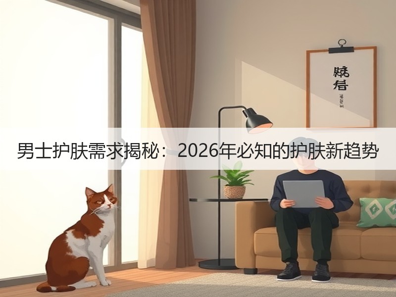 男士护肤需求揭秘：2026年必知的护肤新