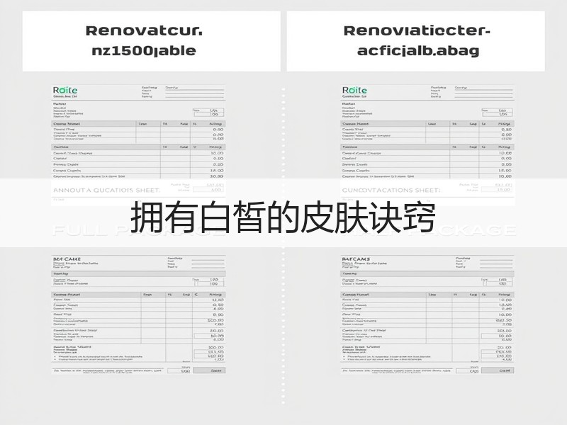 拥有白皙的皮肤诀窍