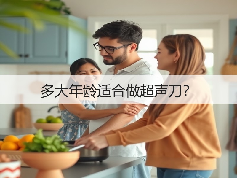 多大年龄适合做超声刀？