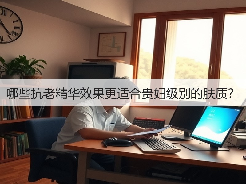 哪些抗老精华效果更适合贵妇级别的肤质？