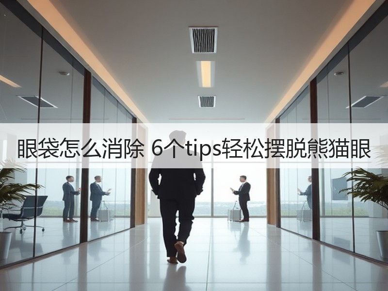 眼袋怎么消除 6个tips轻松摆脱熊猫眼