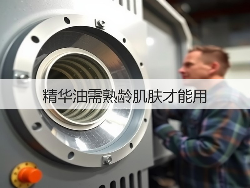 精华油需熟龄肌肤才能用