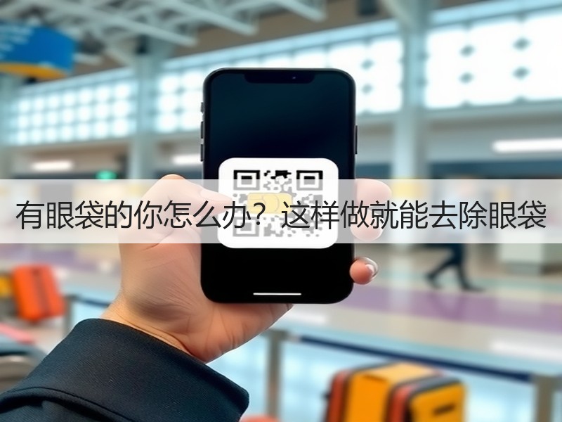 有眼袋的你怎么办？这样做就能去除眼袋