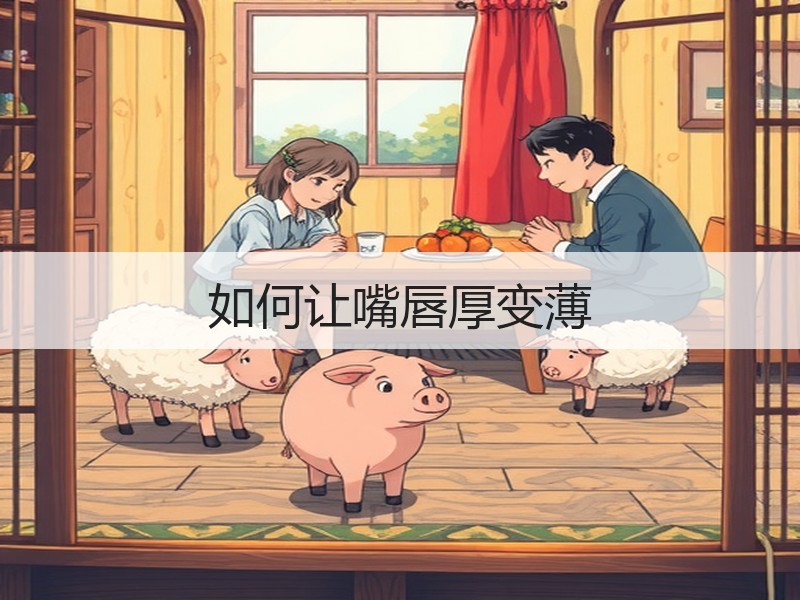如何让嘴唇厚变薄