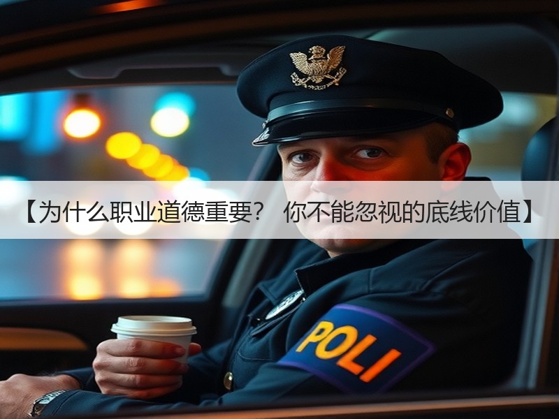 【为什么职业道德重要？ 你不能忽视的底线