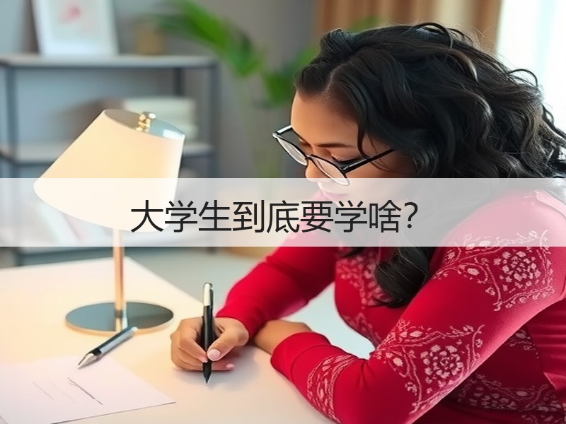 大学生到底要学啥？