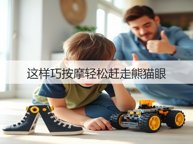 这样巧按摩轻松赶走熊猫眼