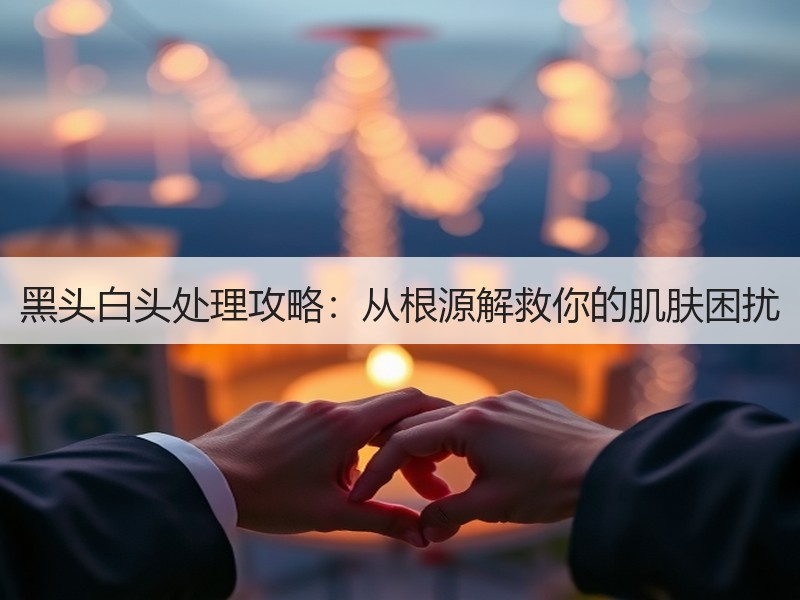 黑头白头处理攻略：从根源解救你的肌肤困扰