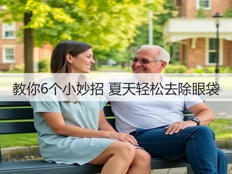 教你6个小妙招 夏天轻松去除眼袋