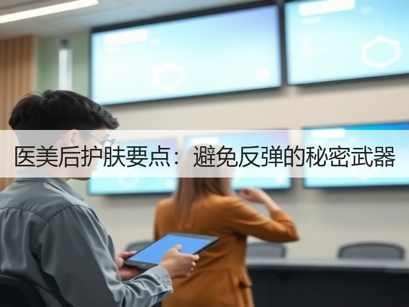 医美后护肤要点：避免反弹的秘密武器