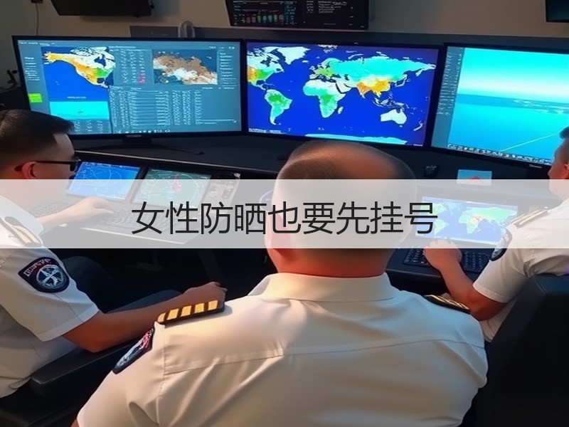 女性防晒也要先挂号