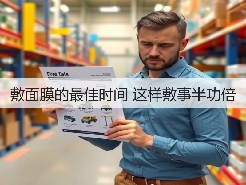 敷面膜的最佳时间 这样敷事半功倍