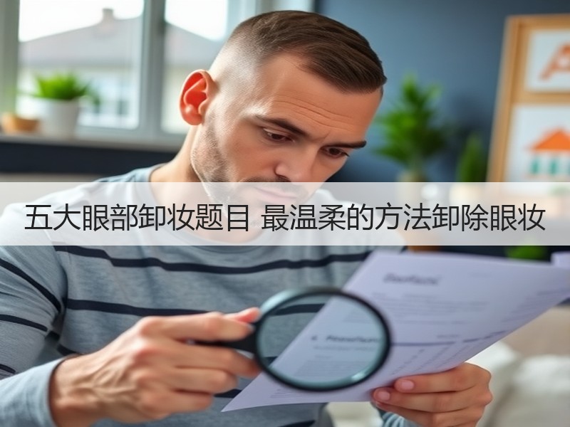 五大眼部卸妆题目 最温柔的方法卸除眼妆